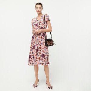J Crew Short-sleeve midi dress in Dutch floral